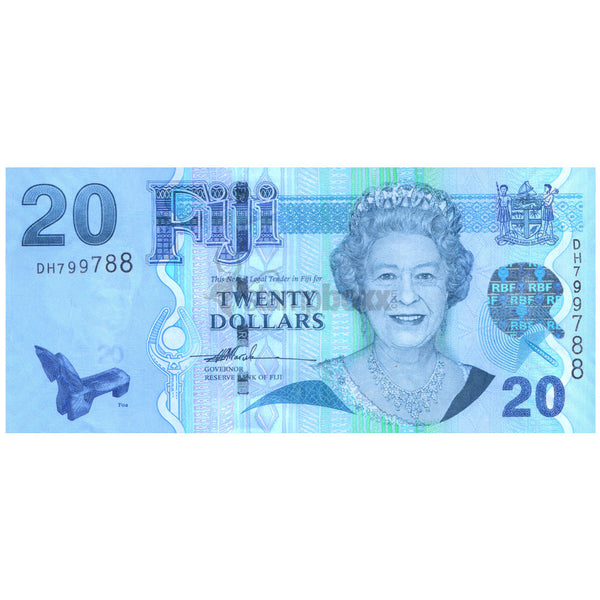 FIJI 20 DOLLARS 2007 P-112 UNC