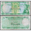 FIJI 2 DOLLARS 1974 P-72b USED GRADE