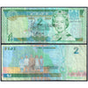 FIJI 2 DOLLARS 1996 P-96b USED GRADE