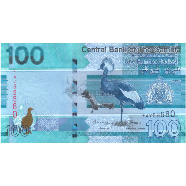 GAMBIA 100 DALASIS 2023 P-41 UNC