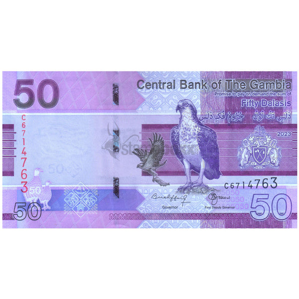 GAMBIA 50 DALASIS 2023 P-40 UNC