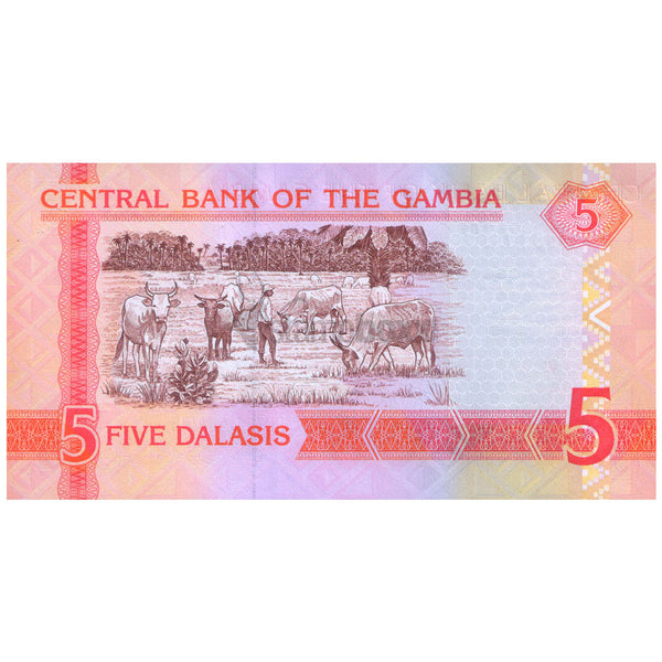 GAMBIA 5 DALASI 2005 P-20c UNC