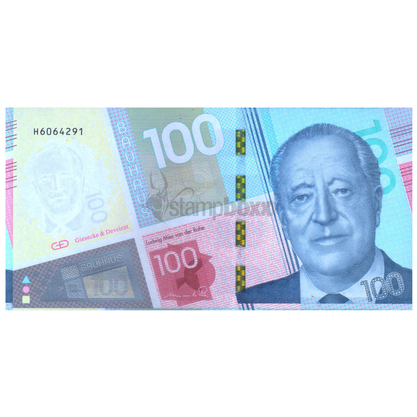 GIESECKE & DEVRIENT (GERMAN NOTE PRINTER) TEST NOTE - aUNC