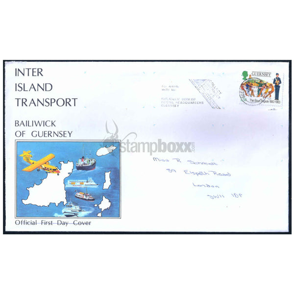 GUERNSEY BOYS BRIGADE USED COVER
