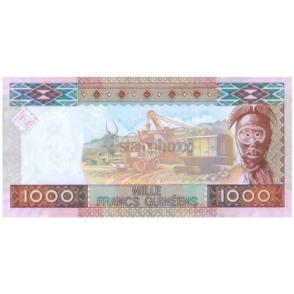 GUINEA 1000 FRANCS GUINEENS 2010 P-43 UNC