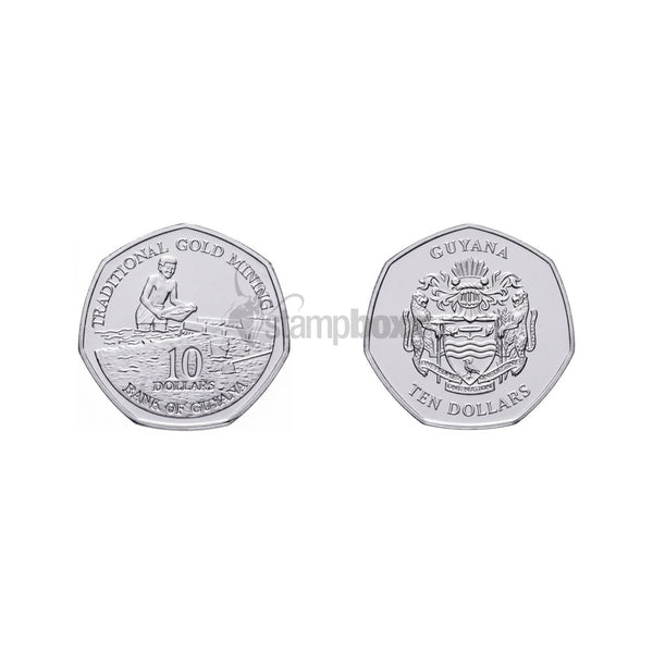 GUYANA 10 DOLLARS 2007 KM#52 UNC
