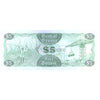GUYANA 5 DOLLAR 1966-92 P-22f(2) UNC
