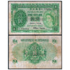 HONG KONG 1 DOLLAR 1952-1959 P-324A USED GRADE