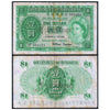 HONG KONG 1 DOLLAR 1952-1959 P-324A USED GRADE