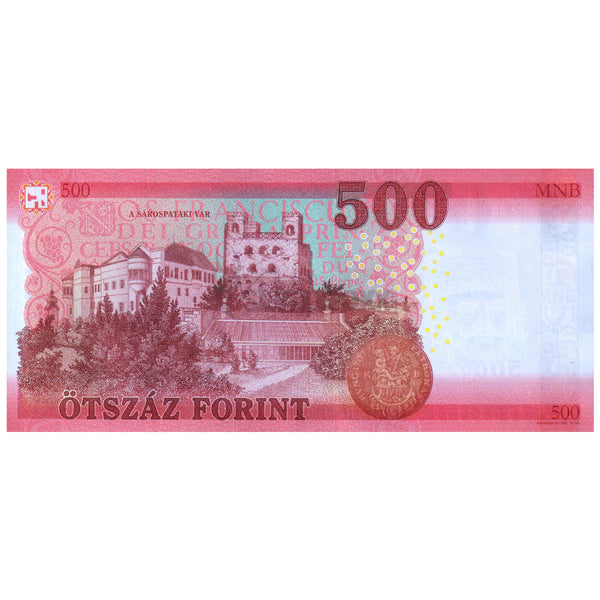 HUNGARY 500 FORINT 2018 P-202 UNC