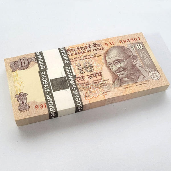 INDIA 10 RUPEES 2013 P-102i UNC BUNDLE