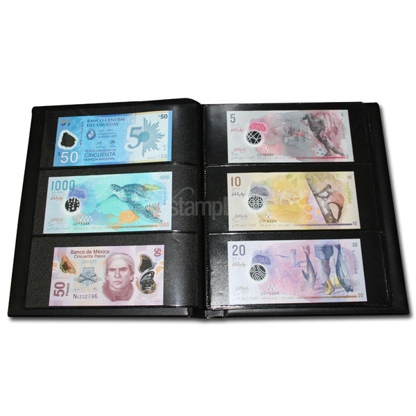 INDIAN MADE BANKNOTE ALBUM - BLACK