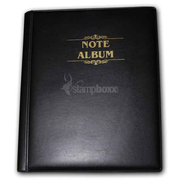 INDIAN MADE BANKNOTE ALBUM - BLACK