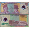 INDONESIA 100000 RUPIAH 1999 P-140 USED POLYMER