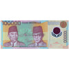 INDONESIA 100000 RUPIAH 1999 P-140 UNC POLYMER