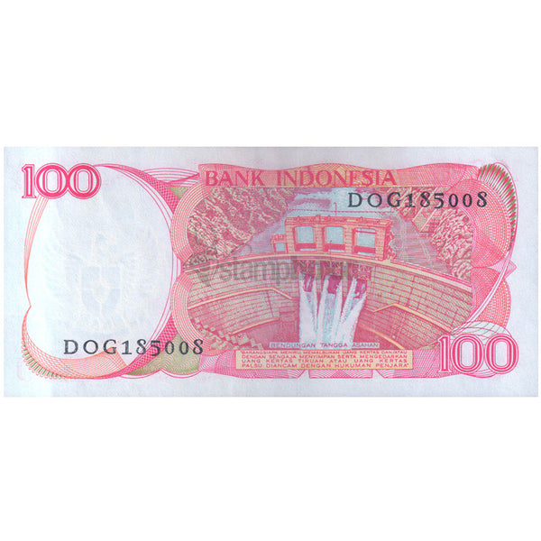 INDONESIA 100 RUPIAH 1984 P-122 aUNC