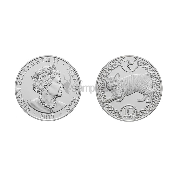 ISLE OF MAN 10 PENCE 2017-2021 KM#1581 UNC