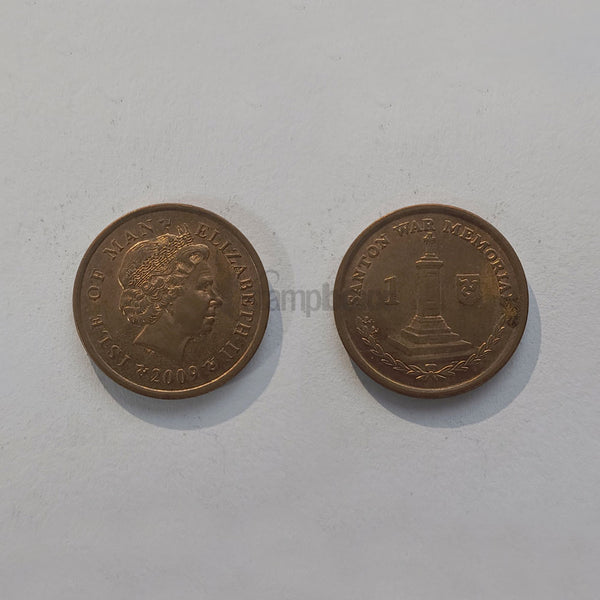 ISLE OF MAN 1 PENNY 2004-2016 KM#1253 XF GRADE