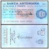 ITALY 6 DIFFERENT CHEQUES XF GRADE