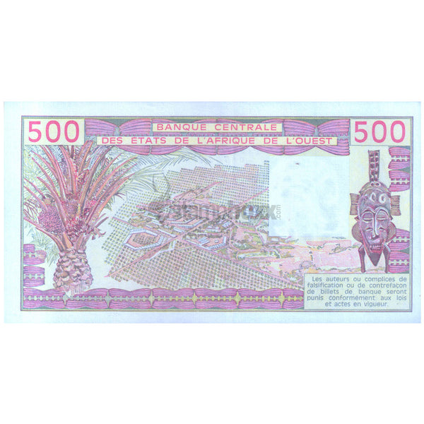 IVORY COAST 500 FRANCS 1980 P-105Ab UNC
