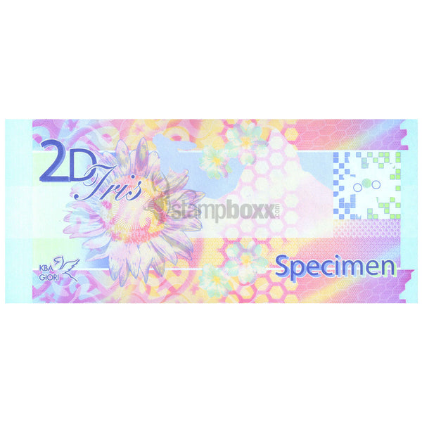 TEST NOTE - KBA GIORI SIMULTAN IV - 2D IRIS SPECIMEN UNC - RARE