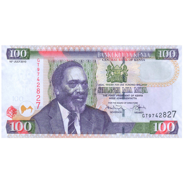 KENYA 100 SHILLINGS 2010 P-48e UNC