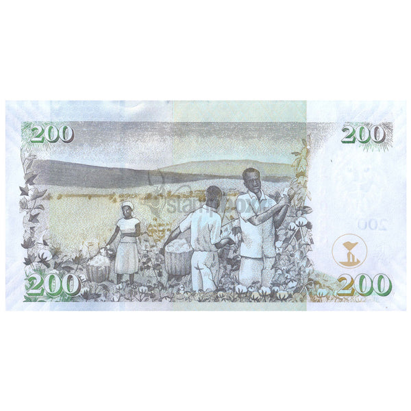 KENYA 200 SHILINGS 2010 P-49e UNC