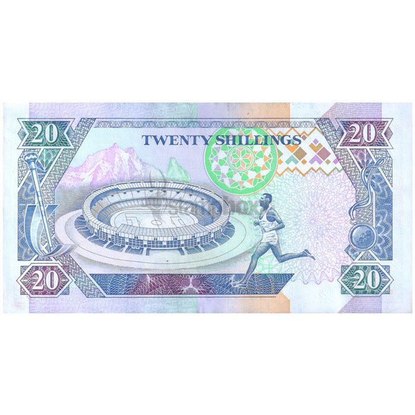 KENYA 20 SHILLINGS 1993 P-31a UNC