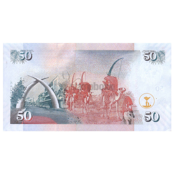 KENYA 50 SHILINGS 2010 P-47e UNC