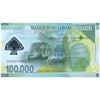 LEBANON 100000 LIVRES 2020 P-99 UNC POLYMER