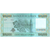 LEBANON 100000 LIVRES 2023 P-W105 UNC - LOW SERIAL 786