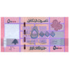 LEBANON 5000 LIVRES 2014 P-91 UNC