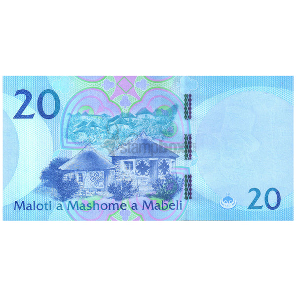 LESOTHO 20 MALOTI 2021 P-27 UNC