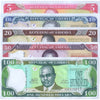LIBERIA 5-10-20-50-100 DOLLARS 2003 - 2011 COMPLETE SET