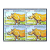INDIA AFRICA SUMMIT - AFRICAN RHINOCEROS 2015 BLOCK OF 4 MNH