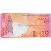 MACAU 10 PATACAS 2013 P-80c UNC