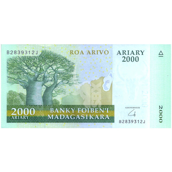 MADAGASCAR 2000 ARIARY 2007-2014 P-96 UNC