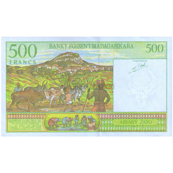 MADAGASCAR 500 FRANCS 1994 P-75b UNC