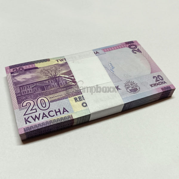 MALAWI 20 KWACHA 2019 P-63 UNC BUNDLE