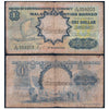 MALAYA & BRITISH BORNEO 1 DOLLAR 1959 P-8 USED