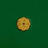 MALDIVES 1 LAARI 1986 GOLD HOLE COIN