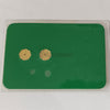 MALDIVES 1 LAARI 1986 GOLD HOLE COIN 2 COIN FOLDER - RARE