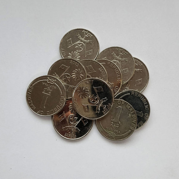 MALDIVES 1 RUFIYAA 2007-2012 KM#73 aUNC