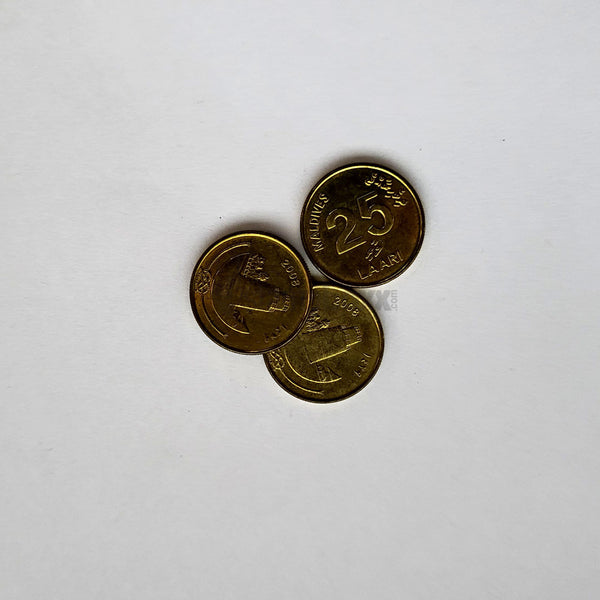 MALDIVES 25 LAARI 2008 KM# 71a UNC