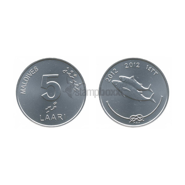 MALDIVES 5 LAARI 2012 KM#114 UNC