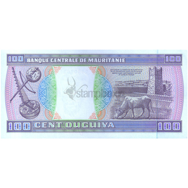 MAURITANIA 100 OUGUIYA 2002 P-4k UNC