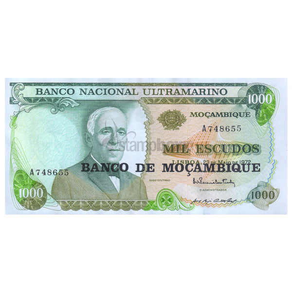 MOZAMBIQUE 1000 ESCUDOS 1976 P-119 UNC