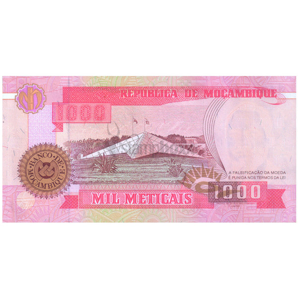 MOZAMBIQUE 1000 METICAIS 1991 P-135 UNC