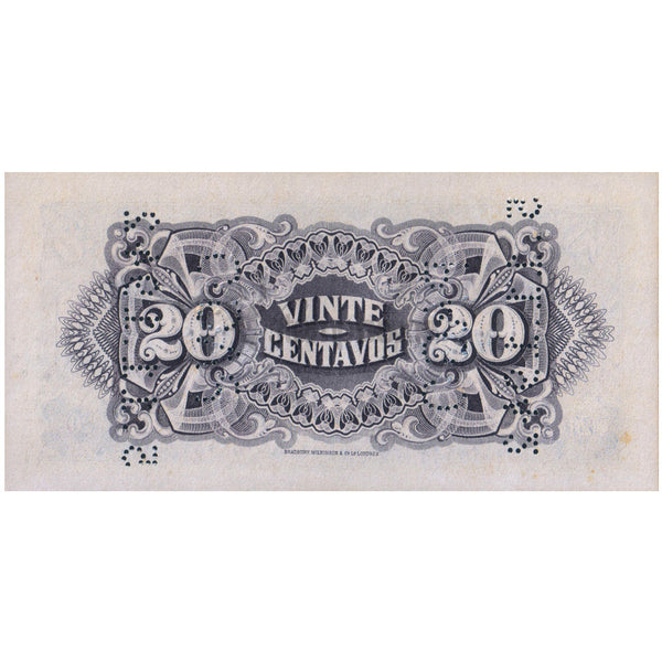 MOZAMBIQUE COMPANHIA DE 20 CENTAVOS 1933 P-R29 UNC