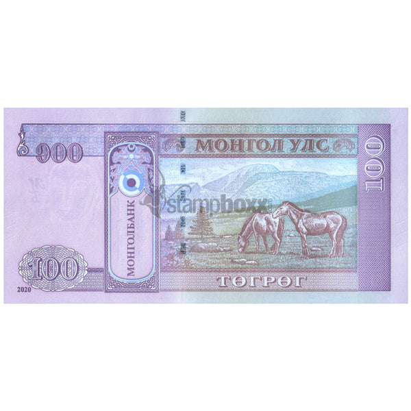 MONGOLIA 100 TOGROG 2020 P-73 UNC